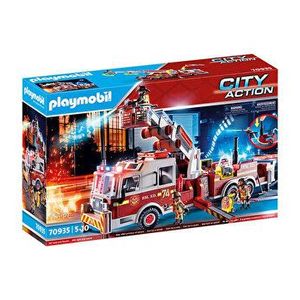 Set Playmobil City Action - Masina de pompieri cu scara turn imagine