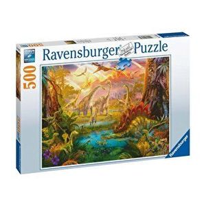 Puzzle Ravensburger - Dinozauri, 500 piese imagine