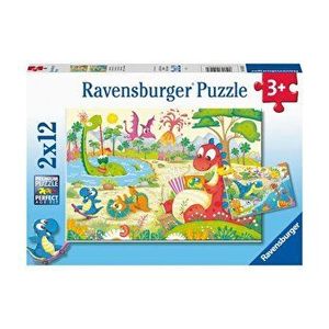 Puzzle Ravensburger - Prietenii mei dinozaurii, 24 piese imagine