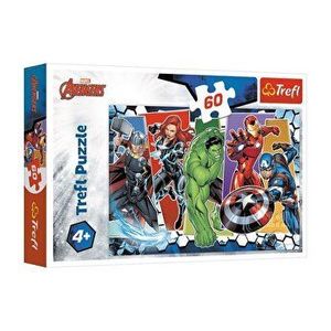 Puzzle Trefl - Avengers: Invincibilii, 60 piese imagine