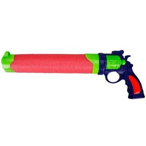 Pistol cu apa, din burete, Zapp Toys Swoosh, Verde-Rosu imagine