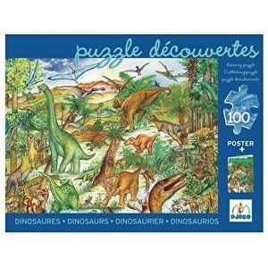 Puzzle observatie - Dinozaurii, 100 piese imagine