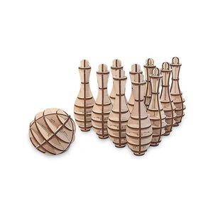 Puzzle 3D din lemn - Mini Bowling, 131 piese | EWA imagine