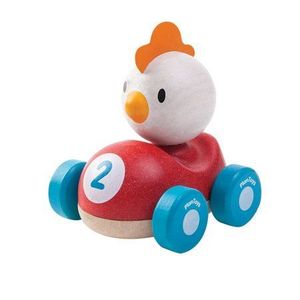 Jucarie din lemn - Chicken Racer | Plan Toys imagine