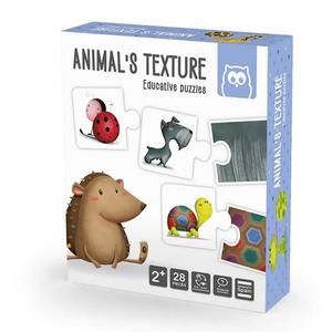 Puzzle educativ Montessori - Texturile animalelor | Eurekakids imagine