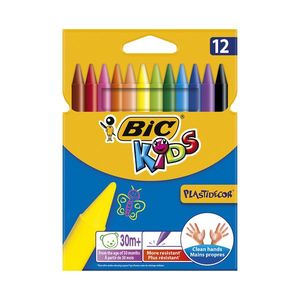 Set creioane cerate Plastidecor Bic, P12 imagine