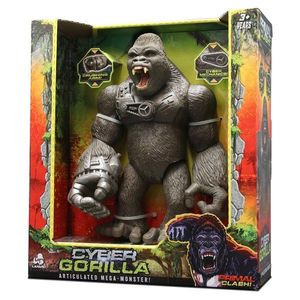 Figurina articulata, Cyber Gorila, Lanard Toys, Jurassic Clash, 27 cm imagine