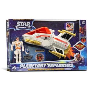 Set nava spatiala cu figurina, Star Troopers, Lanard Toys imagine