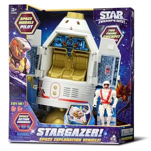 Set capsula spatiala cu figurina, Star Troopers, Lanard Toys imagine