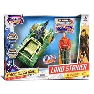 Tanc de lupta cu figurina, Sand Rail, The Corps Universe, Lanard Toys imagine