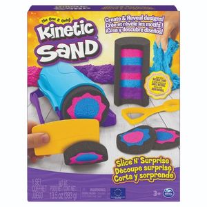 Nisip kinetic cu forme de modelat, Kinetic Sand, Slice and Surprize, 20135723 imagine
