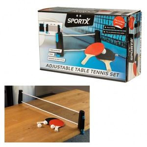 Set tenis de masa cu palete mingi si fileu extensibil SportX imagine