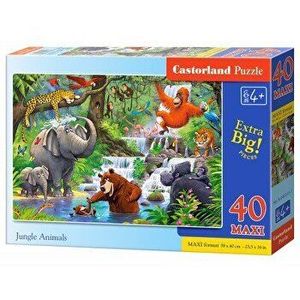 Puzzle MAXI Animalele Junglei, 40 piese imagine
