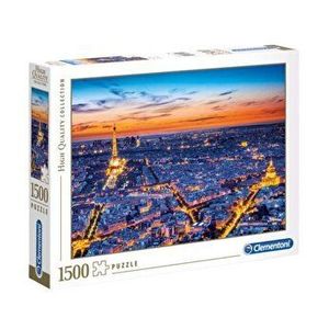 Puzzle Priveliste in Paris, 1500 piese imagine