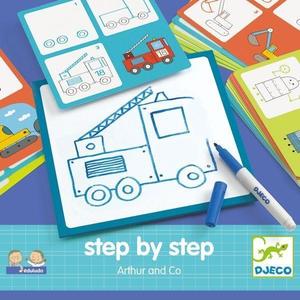 Set desen - Step by step, Arthur and Co. Vehicule imagine