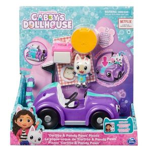 Set vehicul si figurina - Gabby's Dollhouse - Carlita & Pandy Paws Picnic | Spin Master imagine