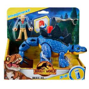 Set dinozaur cu figurina, Imaginext Jurassic World, Stegosaurus, GVV64 imagine