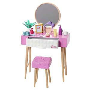 Set mobilier masuta de make-up pentru papusi, Barbie, HJV35 imagine