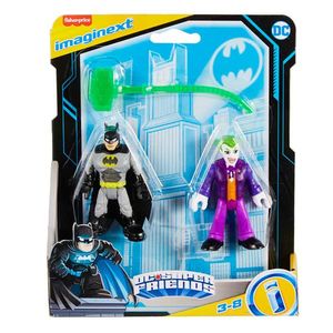 Set 2 figurine, Imaginext, DC Super Friends, Batman si Joker, HGX81 imagine