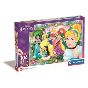 Puzzle Clementoni Disney Princess Jewels, 104 piese imagine