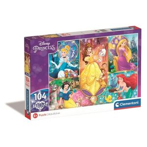 Puzzle Clementoni Disney Princess Brilliant, 104 piese imagine