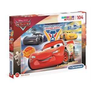 Puzzle Clementoni Disney Cars Cupa Piston, 104 piese imagine