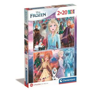 Puzzle Clementoni Disney Frozen, 2 x 20 piese imagine