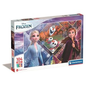 Puzzle Clementoni Maxi, Disney Frozen, 104 piese imagine