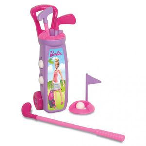 Set crose de golf cu Troller Barbie roz imagine