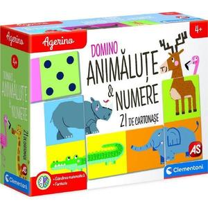 Domino Agerino: Animalute, numere imagine