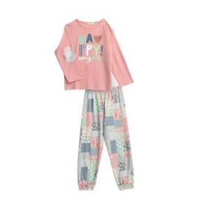 Pijama de copii Vamp 17525, S, bumbac, roz imagine
