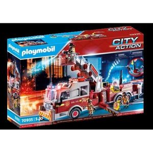 Playmobil - Masina De Pompieri Cu Scara Turn imagine
