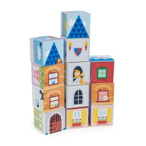 Cuburi din lemn - Dream House | Tender Leaf Toys imagine