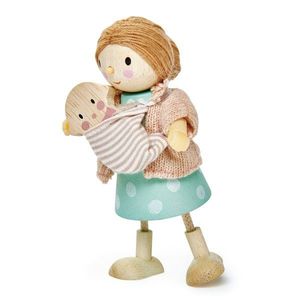 Figurine din lemn - Mrs. Goodwood and the Baby | Tender Leaf Toys imagine