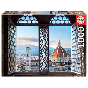 Puzzle 1000 piese - Views of Florence, Italy | Educa imagine