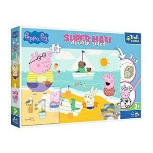 Puzzle Trefl Primo Super Maxi - Peppa Pig, 24 piese imagine