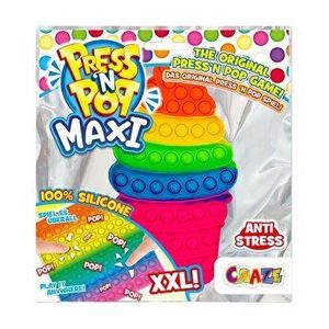 Jucarie antistres Craze Pop It Maxi, diverse forme si culori imagine