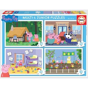 Puzzle 4in1 - Baby Peppa Pig | Educa imagine