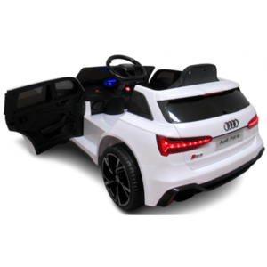 Masinuta electrica R-Sport cu telecomanda Audi RS6 alb imagine