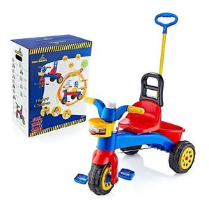 Tricicleta pentru copii cu claxon si control parental Sweet Red in cutie imagine