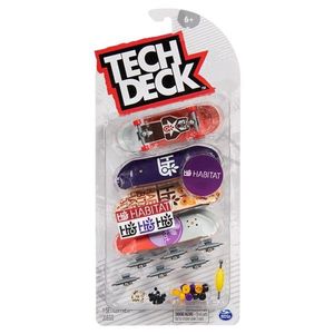 Set mini placa skateboard Tech Deck, 4 buc, Habitat, 20140761 imagine