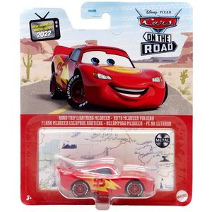 Masinuta - Disney Cars On The Road - Road Trip Lightning McQueen | Mattel imagine