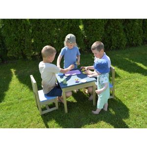Set masa si scaune de gradina Wendi Toys T4 pentru copii imagine