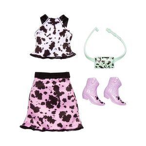 Set de haine si accesorii pentru papusa, Barbie, HJT18 imagine