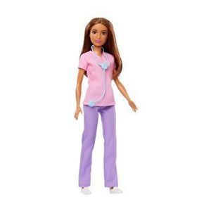 Papusa Barbie You can be Anything - Asistenta medicala, satena imagine