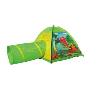 Cort cu tunel pentru copii Iplay-Toys Dinosaur Tent imagine