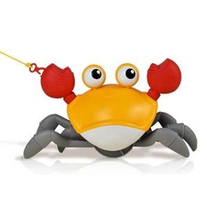 Jucarie interactiva Crab cu senzor de miscare, galben imagine