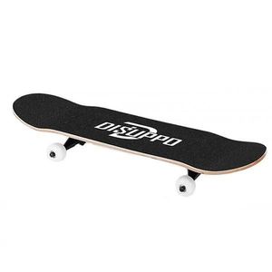 Skateboard pentru copii cu husa de 31x80 cm de culoarea neagra imagine