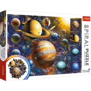 Puzzle 1040 piese - Spiral - Solar System | Trefl imagine