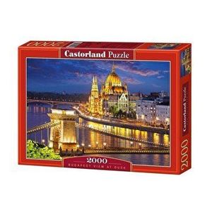 Puzzle Budapesta in amurg, 2000 piese imagine